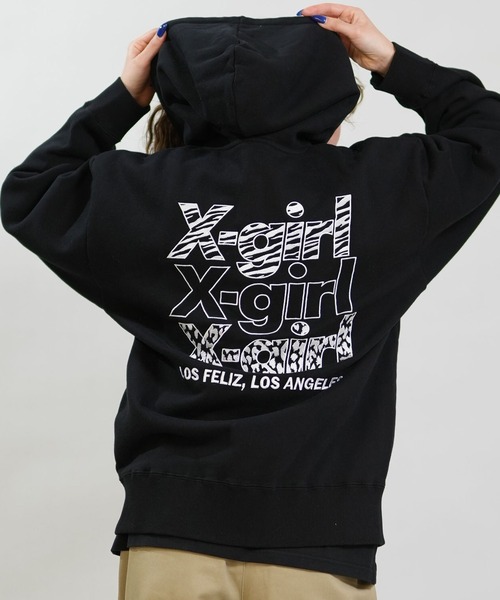 X-girl（エックスガール） パーカー 「ムラサキスポーツ限定」X-GIRL