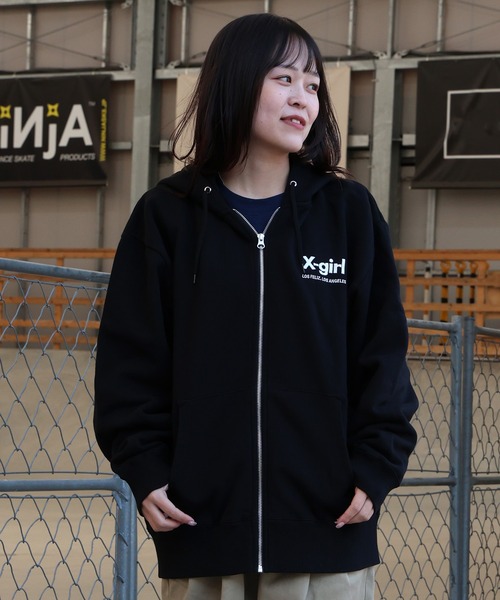 X-girl（エックスガール） パーカー 「ムラサキスポーツ限定」X-GIRL
