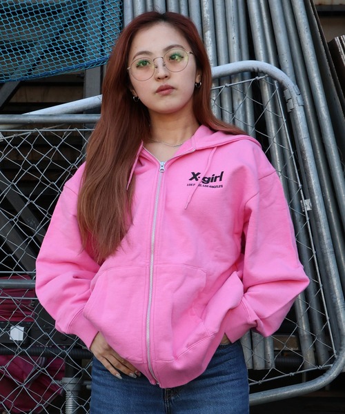 X-girl（エックスガール） パーカー 「ムラサキスポーツ限定」X-GIRL
