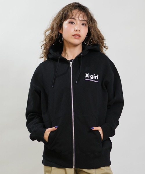 X-girl（エックスガール） パーカー 「ムラサキスポーツ限定」X-GIRL