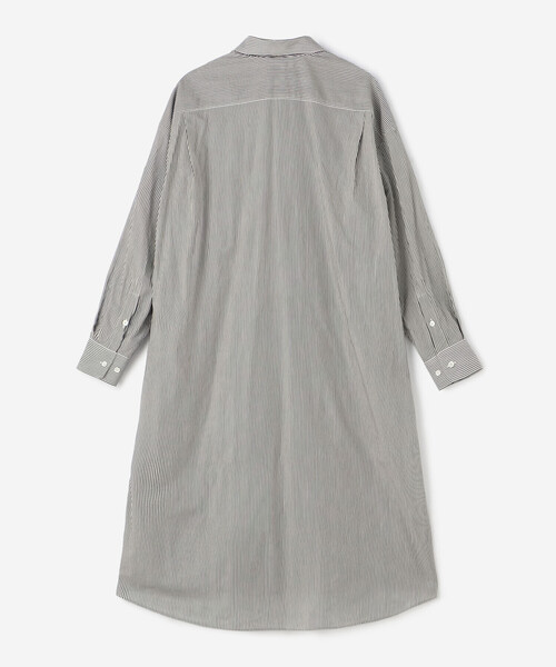「GYMPHLEX」 シャツワンピース 14 グレー系その他 レディース_画像4