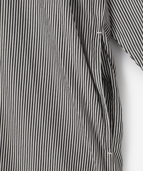 「GYMPHLEX」 シャツワンピース 14 グレー系その他 レディース_画像7