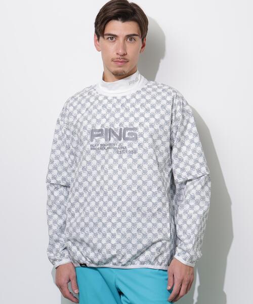 PING ストレッチリップストップ2WAYブルゾン　Mサイズ PING（ピン） ブルゾン アウター 「PING APPAREL」ストレッチリップス