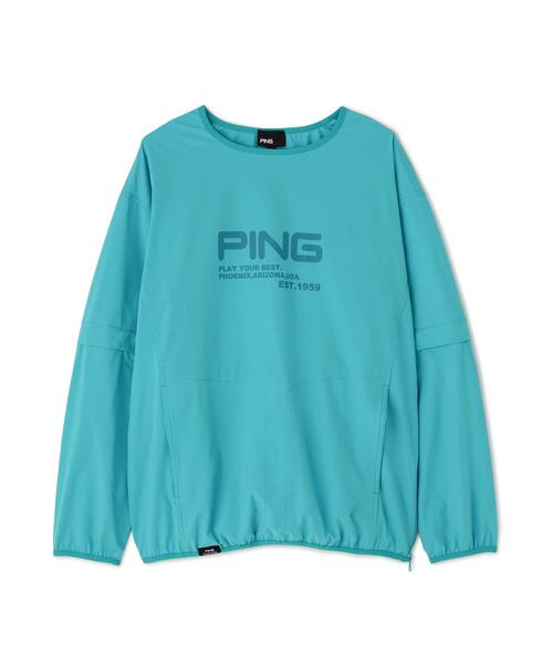 PING ストレッチリップストップ2WAYブルゾン　Mサイズ PING（ピン） ブルゾン アウター 「PING APPAREL」ストレッチリップス