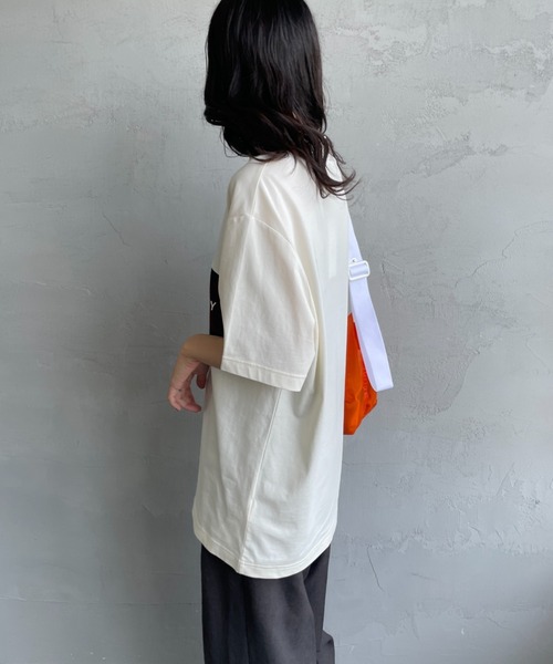 FRED PERRY（フレッドペリー） tシャツ ブランドロゴ刺繍 パネルT