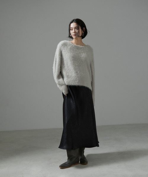 「SALON adam et rope'」 長袖ニット FREE ベージュ系その他 レディース_画像3