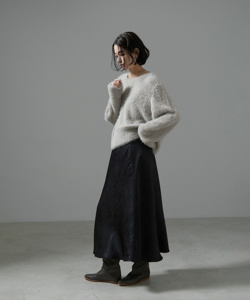 「SALON adam et rope'」 長袖ニット FREE ベージュ系その他 レディース_画像9