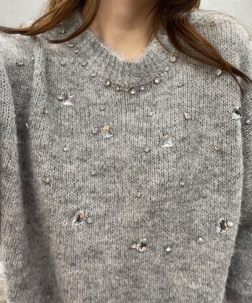 「ROGER AND RAW」 長袖ニット FREE ライトパープル レディース_画像5