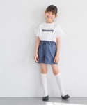 パンツ キッズ デニムバックリボンショートパン...の詳細画像4