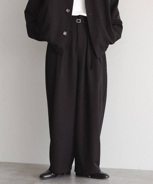 「epnok」 スラックス LARGE ブラック メンズ_画像2