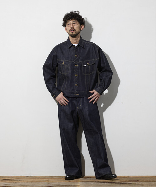 ワイドパンツ ジーンズ メンズの画像