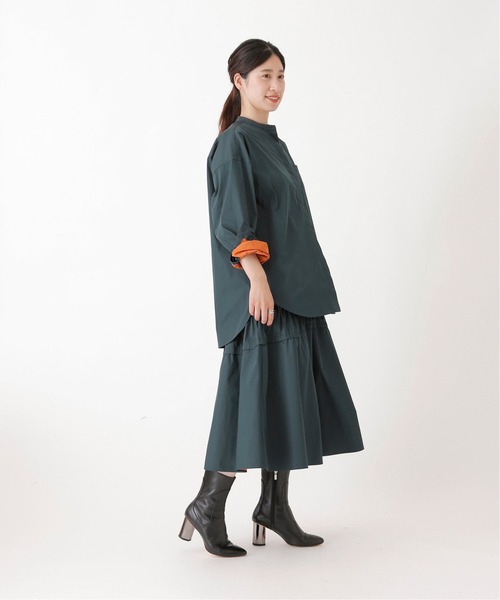 「VERMEIL par iena」 フレアスカート 38 グリーン レディース_画像4