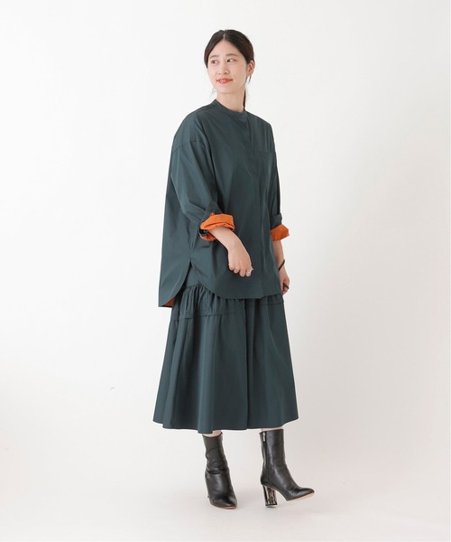 「VERMEIL par iena」 フレアスカート 38 グリーン レディース_画像6