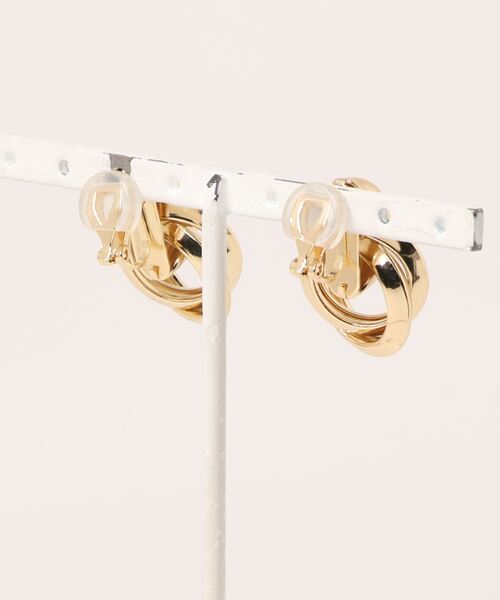 「TIMELESS&THREE」 イヤリング（両耳用） FREE ゴールド レディース_画像2