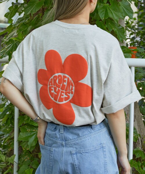 「PUBLUX」 半袖Tシャツ フリ- ブラック レディース_画像9