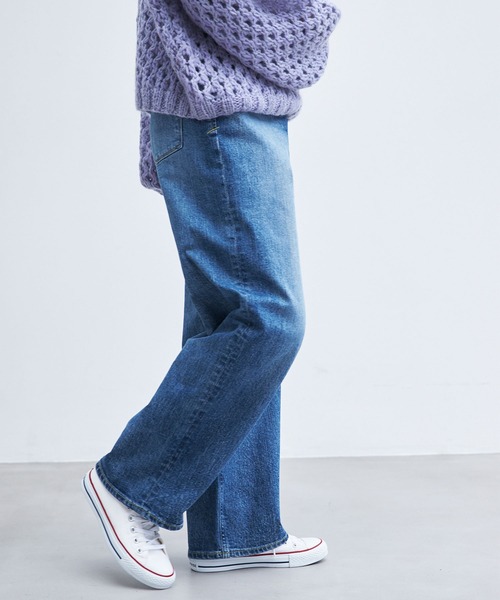 「YANUK」 デニムパンツ 25inch ブルー レディース_画像3