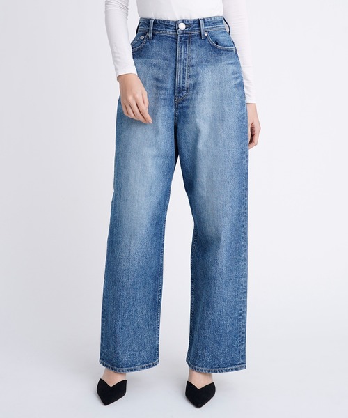 「YANUK」 デニムパンツ 25inch ブルー レディース_画像5