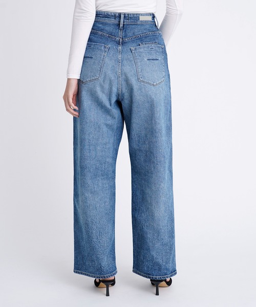 「YANUK」 デニムパンツ 25inch ブルー レディース_画像8