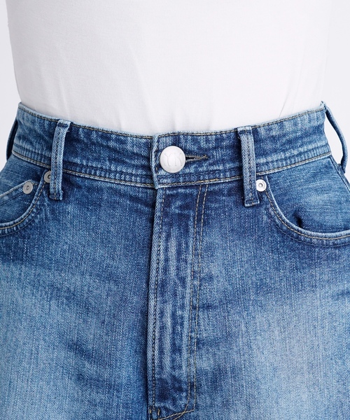 「YANUK」 デニムパンツ 25inch ブルー レディース_画像9