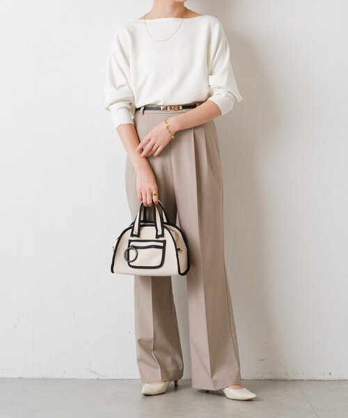 「PAPILLONNER」 2WAYバッグ FREE チャコールグレー レディース_画像4