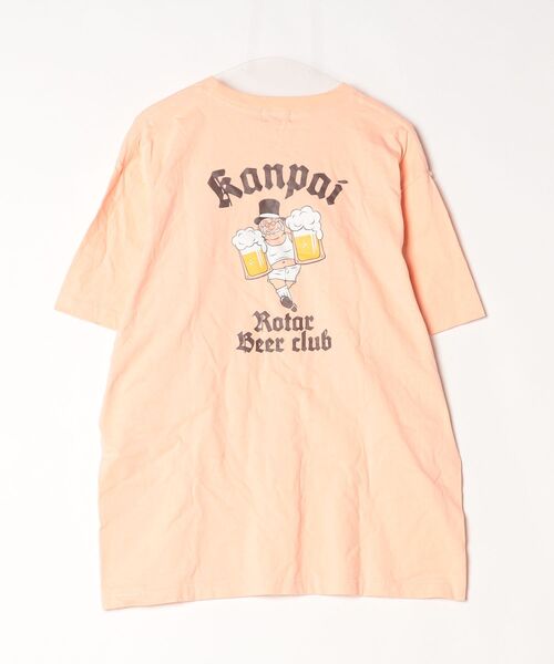 「ROTAR」 半袖Tシャツ X-LARGE ピンク系その他 メンズ_画像2