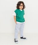パンツ サッカーストライプパンツ キッズ 子供...の詳細画像1