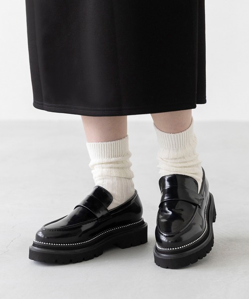 「menue」 シューズ 23.5cm ブラック レディース_画像7