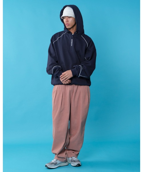 KEBOZ（ケボズ） パーカー KAC SWEAT HALF ZIP HOODIE メンズ