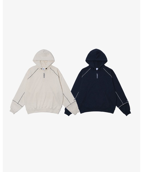 KEBOZ（ケボズ） パーカー KAC SWEAT HALF ZIP HOODIE メンズ