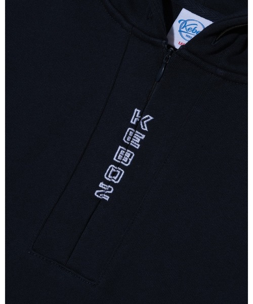 KEBOZ（ケボズ） パーカー KAC SWEAT HALF ZIP HOODIE メンズ