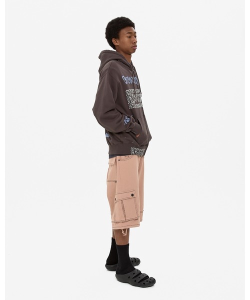 YESEYESEE（イエスアイシー） パーカー Scanned Zip-up Hoodie メンズ