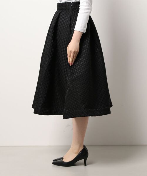 「JENNE」 フレアスカート SMALL ブラック レディースの画像