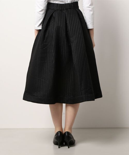 「JENNE」 フレアスカート SMALL ブラック レディースの画像