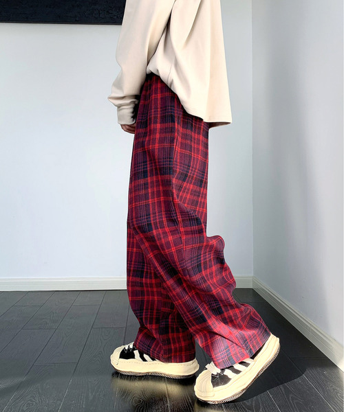 「neos」 イージーパンツ MEDIUM イエロー メンズ_画像9