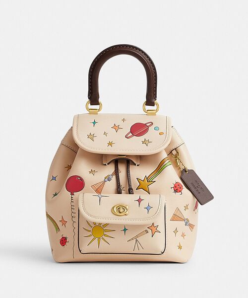 「COACH」 リュック ONE ホワイト系その他 レディース_5