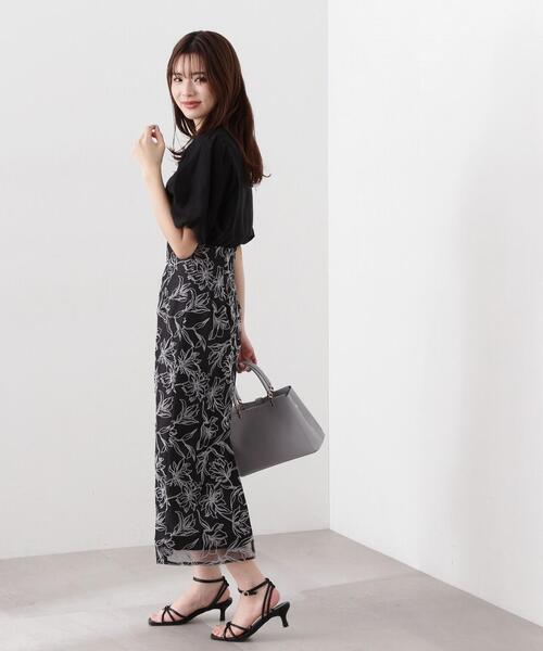 「PROPORTION BODY DRESSING」 タイトスカート MEDIUM ブラック レディースの画像