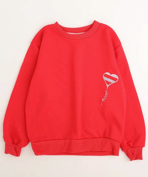 「URBAN CHERRY」 「KIDS」長袖カットソー 110cm レッド キッズ_画像4