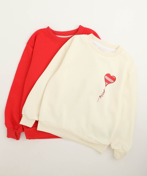 「URBAN CHERRY」 「KIDS」長袖カットソー 110cm レッド キッズ_画像6