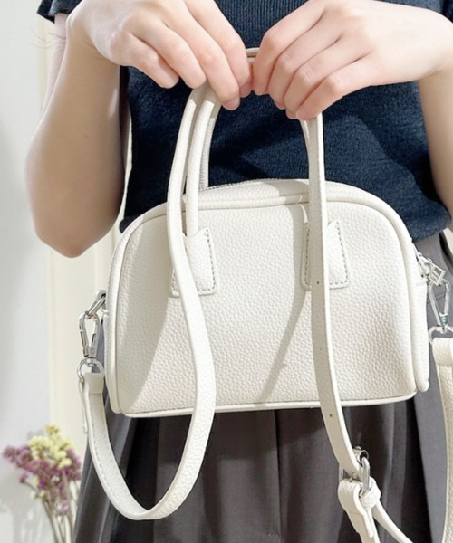 Ada. ショルダーストラップ ショルダーバッグ バッグ ミニ 2WAY ダブル