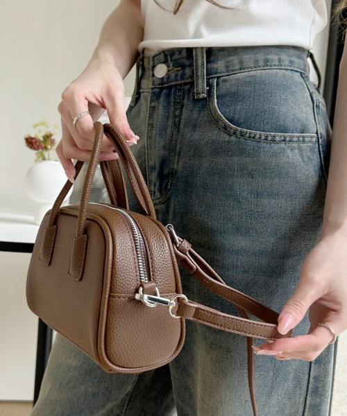 Ada. ショルダーストラップ ショルダーバッグ バッグ ミニ 2WAY ダブル