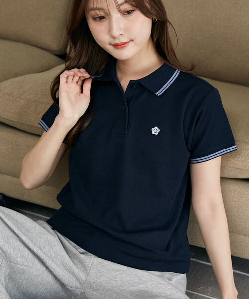 レディース 半袖ポロ　MARY QUANT MARY QUANT（マリークヮント） ポロシャツ ポロ マリークワント