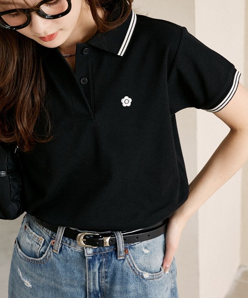 ⭐️試着のみ⭐️POLO JEANS/レディース　ポロシャツ　M ポロシャツ ポロ GUESS JEANS Ls Rugby Polo Shirt 長袖 レディース