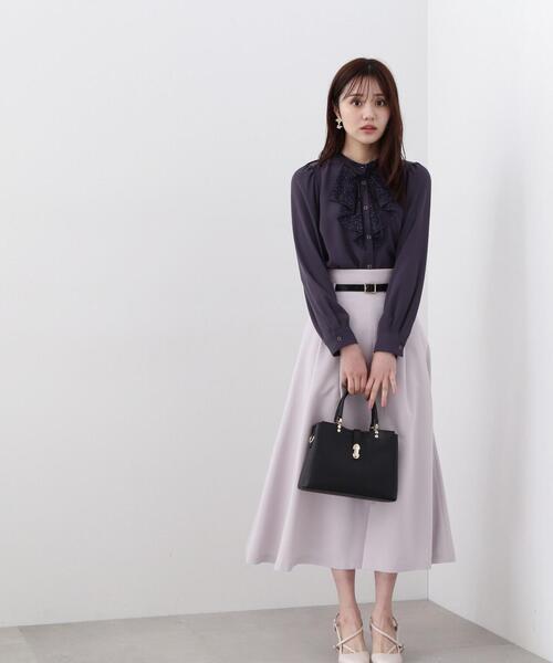 「PROPORTION BODY DRESSING」 フレアスカート MEDIUM ブルー レディース_画像6
