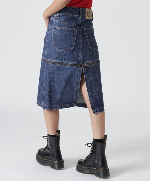 スカート VAQUERA×MOUSSY/ヴァケラ×マウジー/VQ DENIM SKIRTの画像