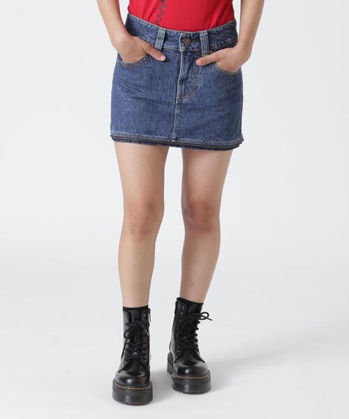 スカート VAQUERA×MOUSSY/ヴァケラ×マウジー/VQ DENIM SKIRTの画像
