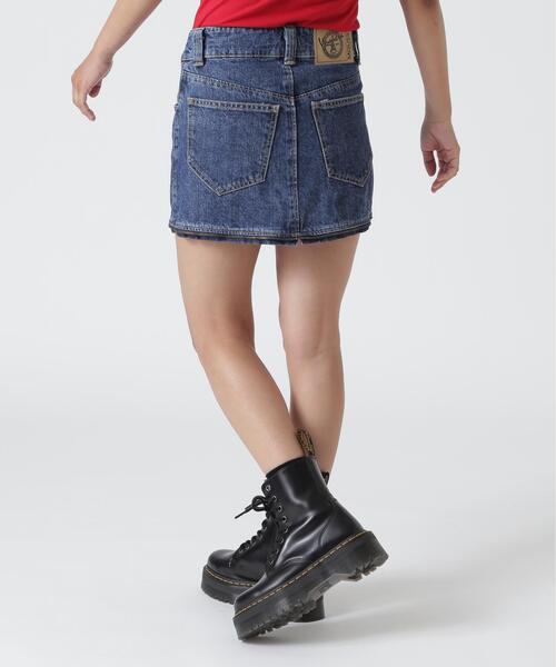 スカート VAQUERA×MOUSSY/ヴァケラ×マウジー/VQ DENIM SKIRTの画像