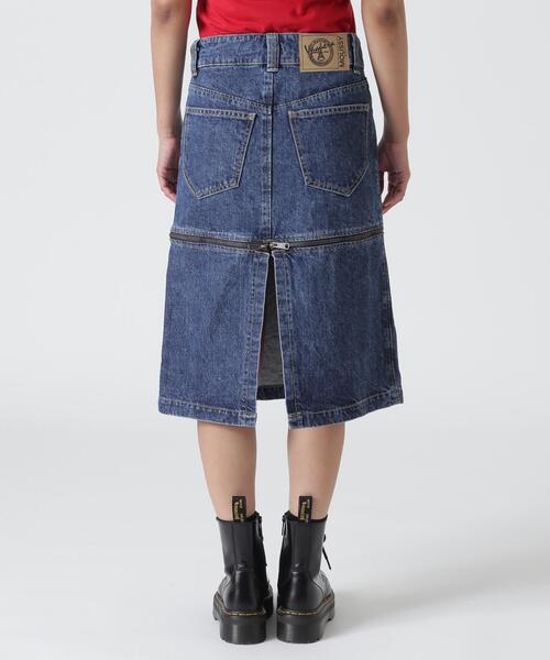 スカート VAQUERA×MOUSSY/ヴァケラ×マウジー/VQ DENIM SKIRTの画像