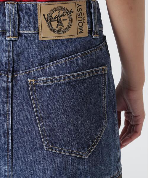 スカート VAQUERA×MOUSSY/ヴァケラ×マウジー/VQ DENIM SKIRTの画像