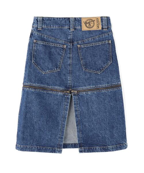 スカート VAQUERA×MOUSSY/ヴァケラ×マウジー/VQ DENIM SKIRTの画像