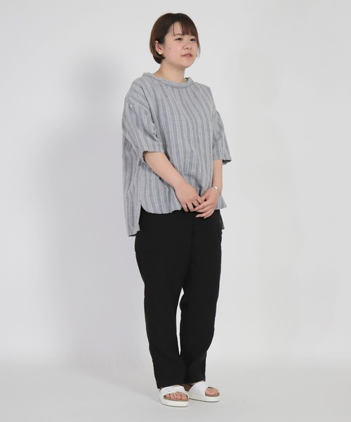 「Brocante」 イージーパンツ 2 ベージュ レディース_画像2